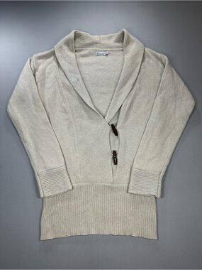 Steven Alan Wool Pullover Sweater, Shawl Collar & Toggle Buttons - Womens Medium
